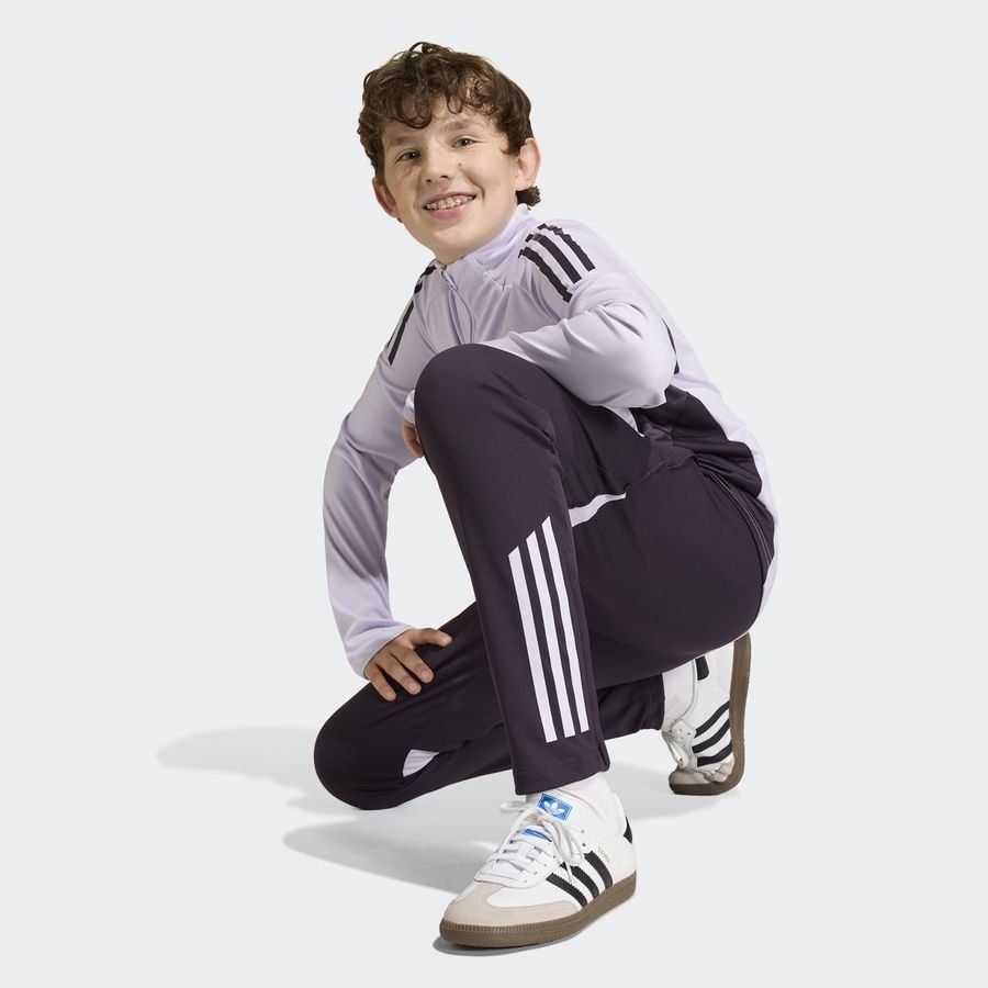 Manchester United Training Trousers Tiro 25 - Aurora Black/Purple Tint Kids-SoccerKits Hub | Buy Soccer Jerseys Online